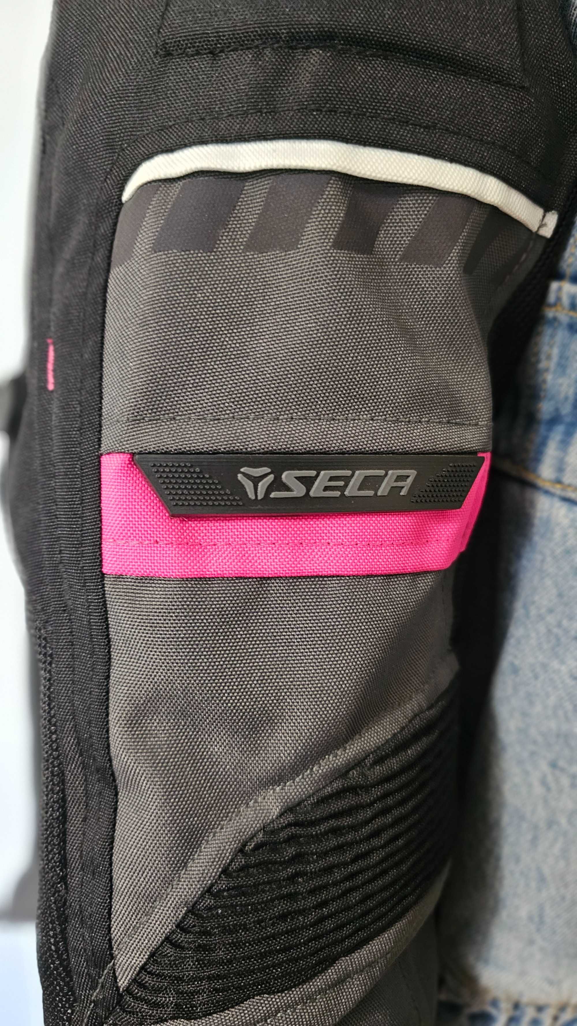 Kurtka tekstylna na motor SECA airflow II fuchsia