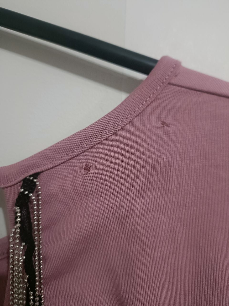 Bluzka plus size dekolt na plecach łancuszki Seraj