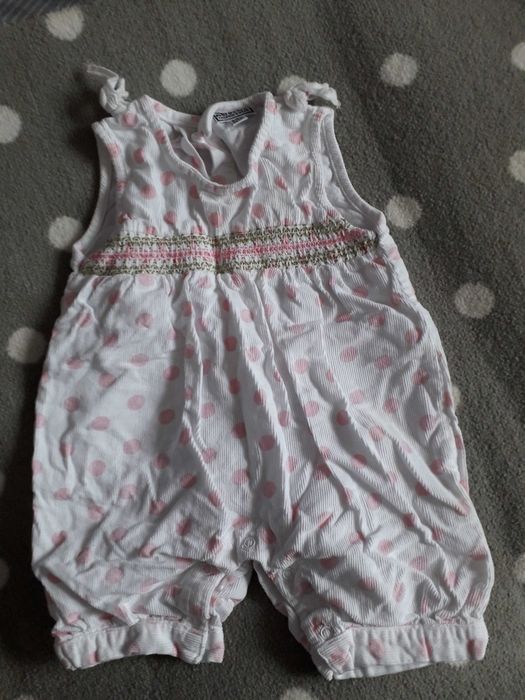 Sztruksowy rampers, krótkie ogrodniczki 68