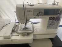 Maquina de bordar e costurar