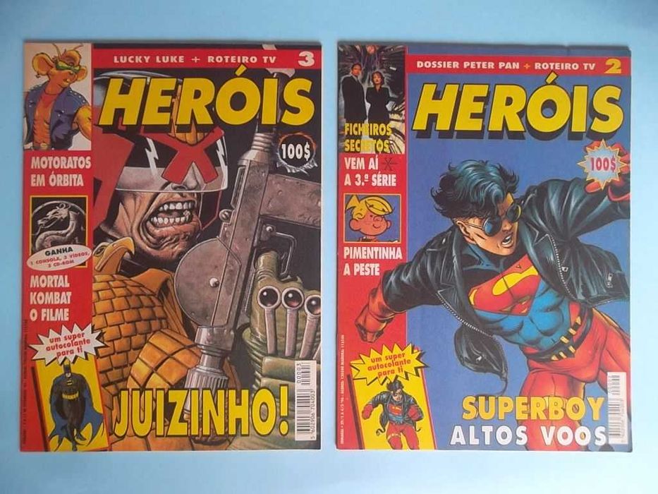 HERÓIS , Coleção completa Nº 1 a 8