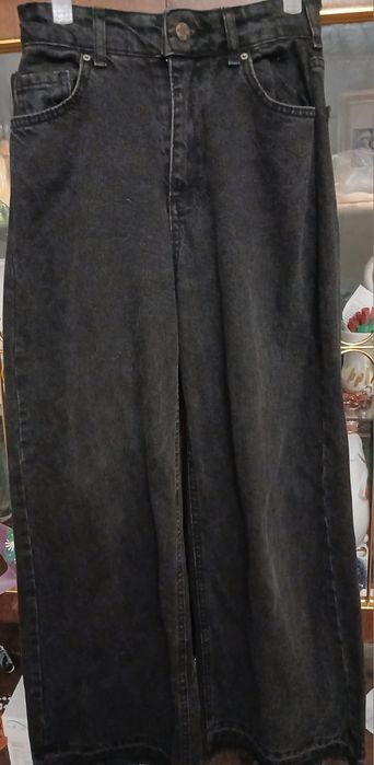 Джинси чорні широкі