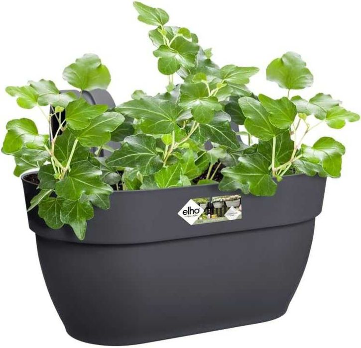 кашпо вазон горщик навісний elho Vibia M 36  Ø 36,0 x В 26,5 см Чорний