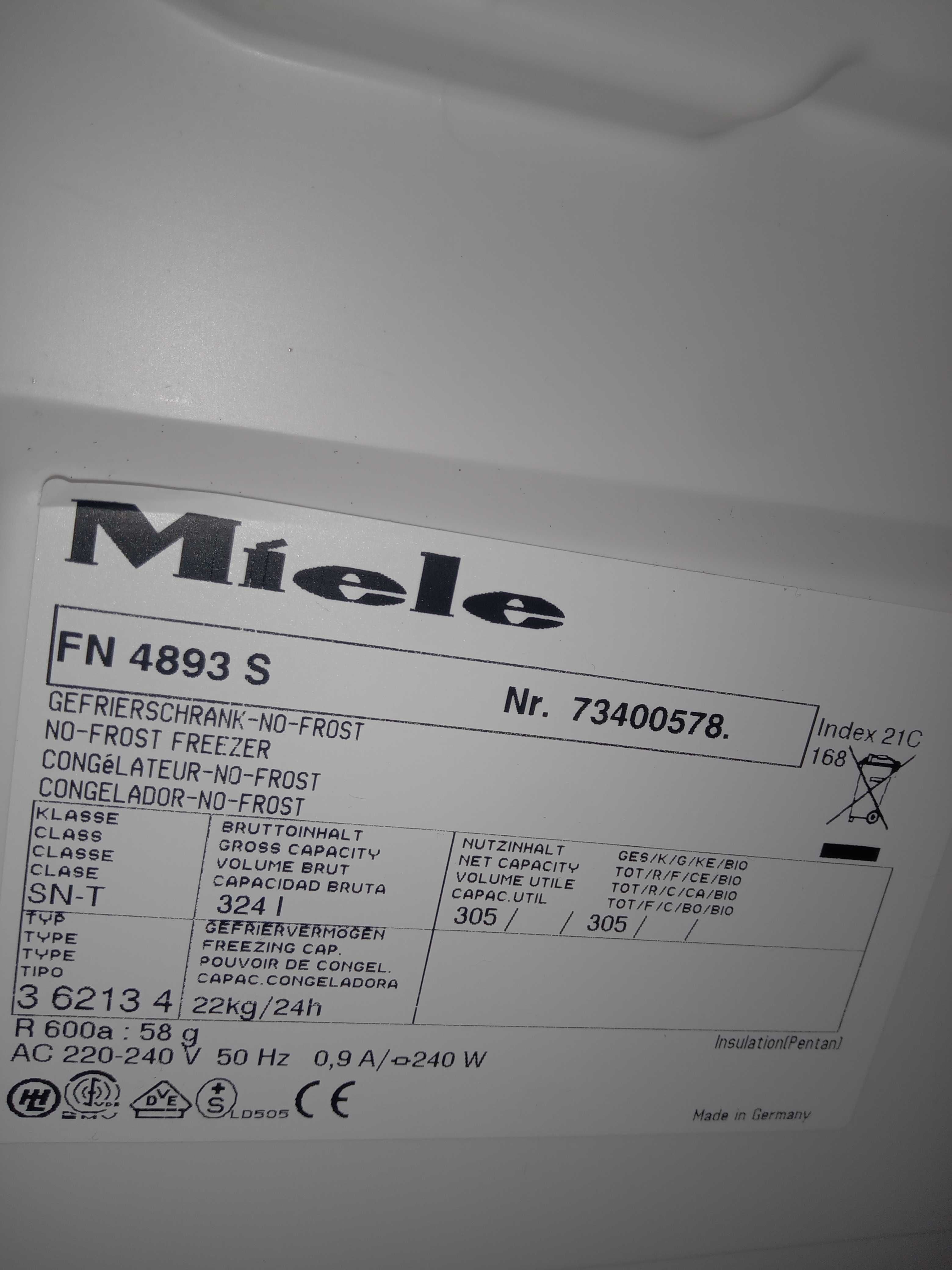 Морозильна камера MIELE (324 літ.) made in Germany!