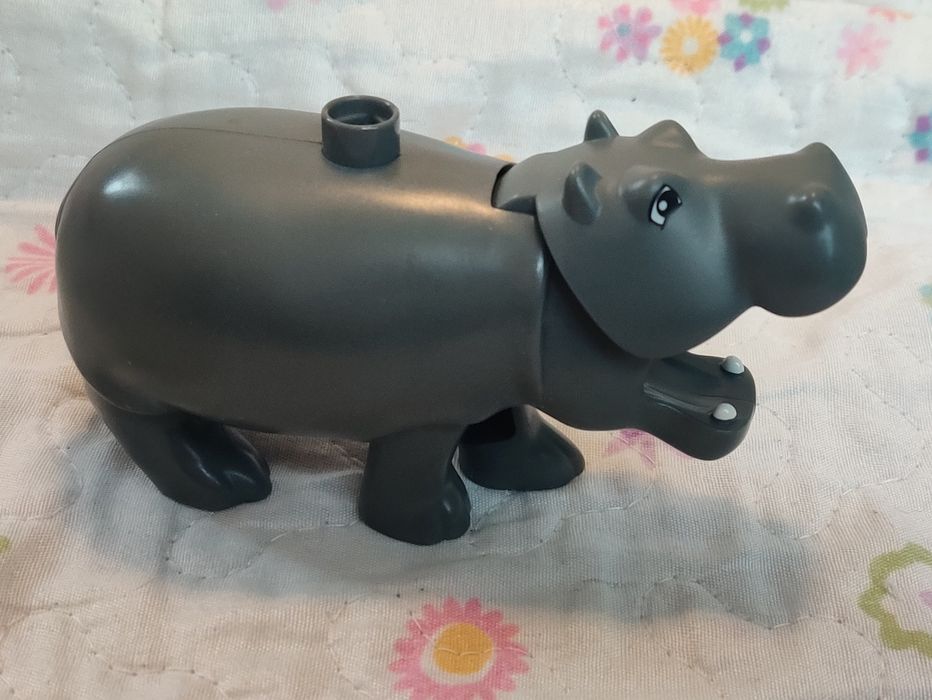Lego Duplo hipopotam + wieloryb