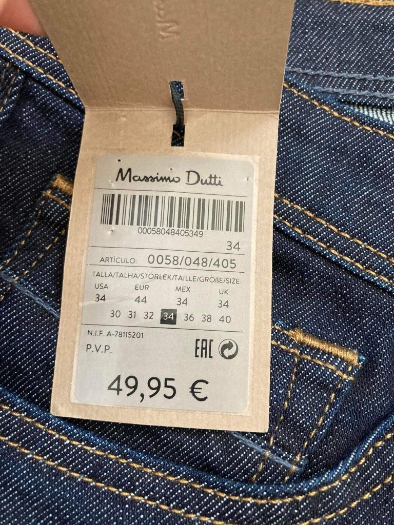 Nowe jeansy Massimo Dutti