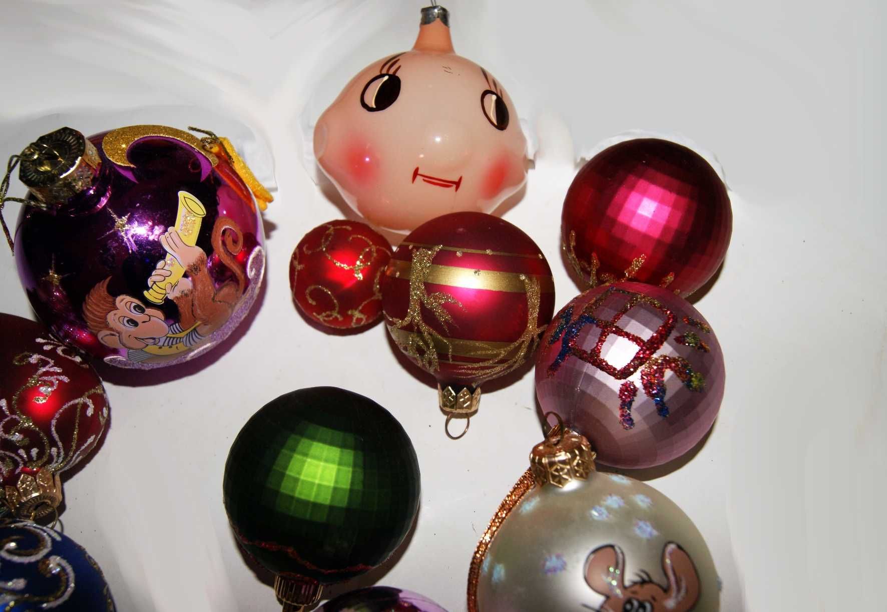 Ёлочные игрушки Стеклянные шары на ёлку Новогодние подарки Декор