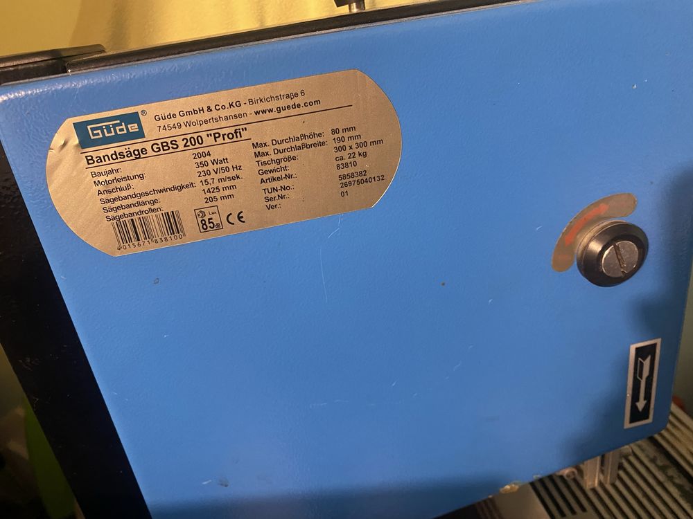Електро лобзик стрічковий Profi 350W / станок для дерева з Німеччини