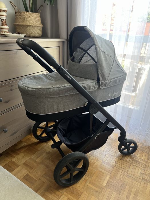 Cybex balios S manhattan grey wozek 2w1 gondola + spacerowka
