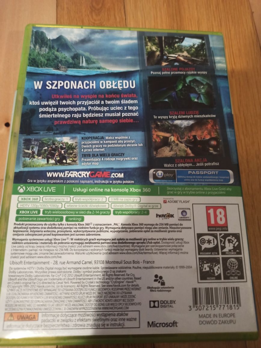Farcry 3 xbox 360