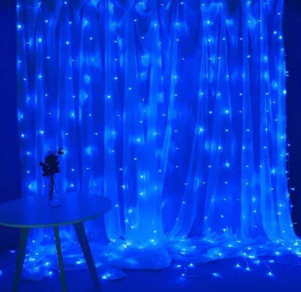 Гірлянда штора Водоспад 480 led 3.0х2.50м Синя