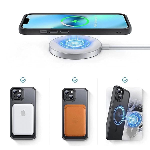 Etui Tech-Protect MagMat MagSafe na iPhone 13 Pro Max - czarny mat