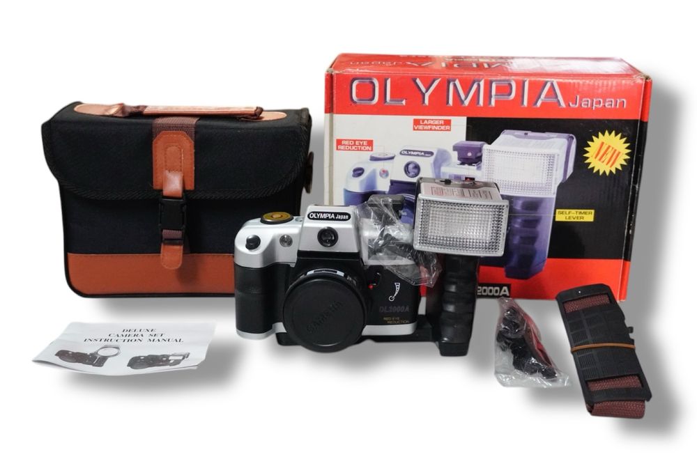 Fabr. nowy aparat fotograficzny analogowy OLYMPIA DL2000A na kliszę