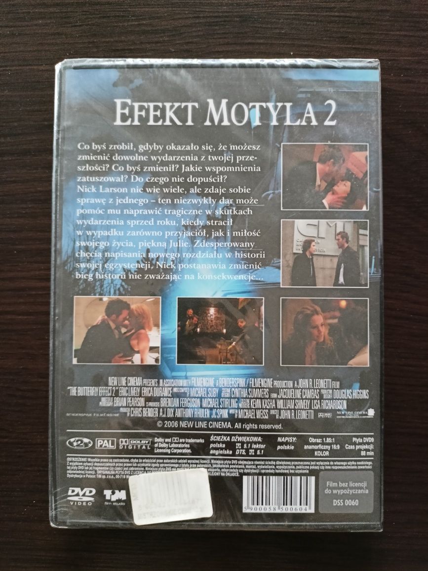 Efekt motyla 2 - Film DVD NOWY