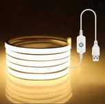 Taśma świetlna 2m  LED, 5V USB COB Elastyczna ściemnialna do wewn/zewn