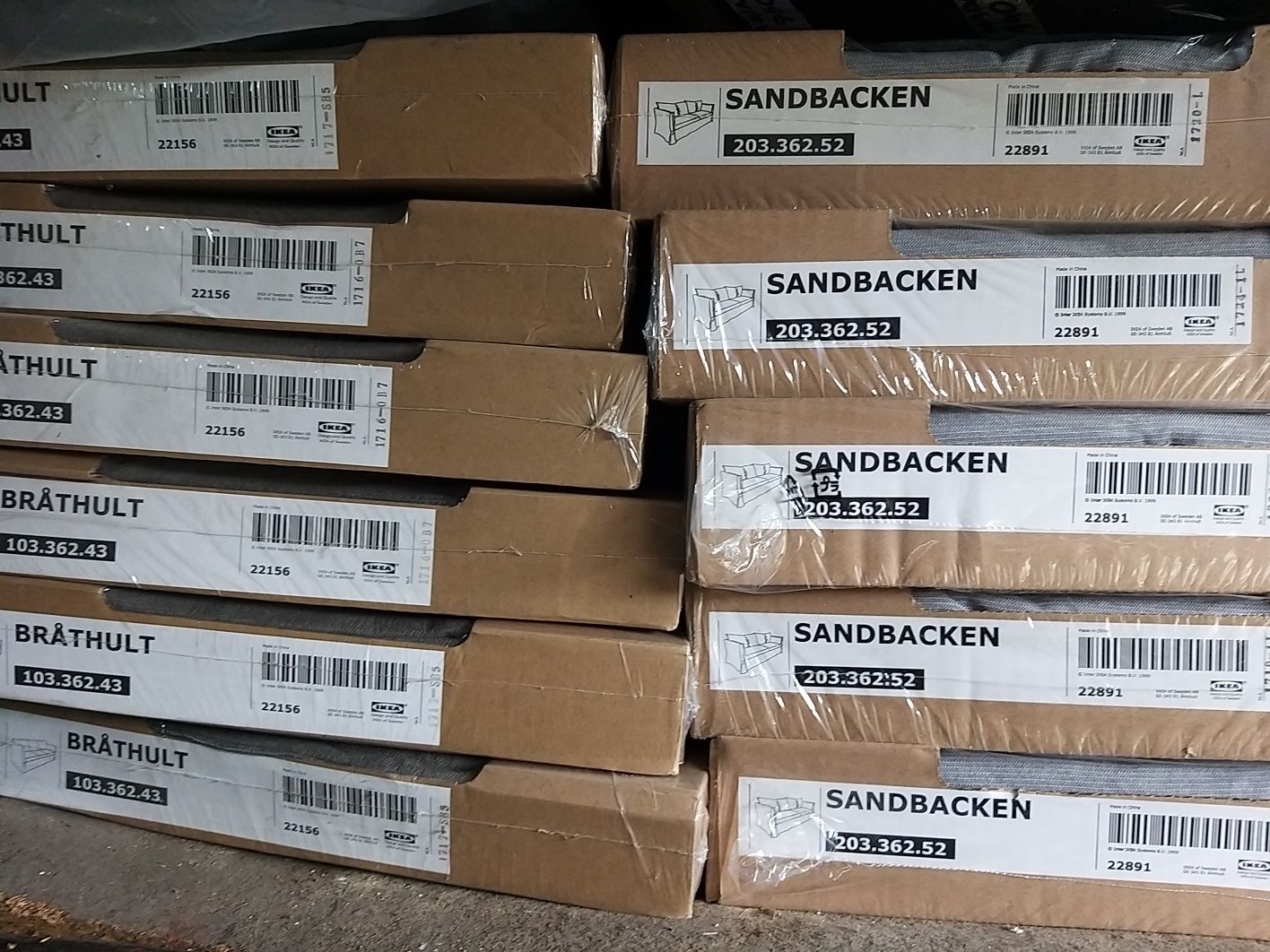 Sandbacken Pookrycie sofy.