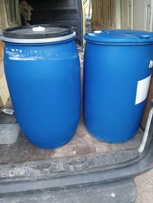 Beczki 220 l po środkach spożywczych