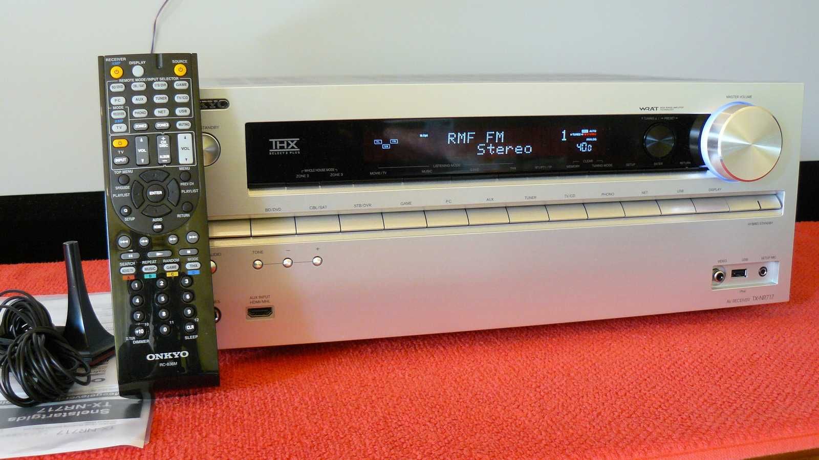 ONKYO TX-NR717 Amplituner kina domowego 7.2  moc 7x170W