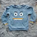 Bluza dla chłopca 104 z kieszenią potworek