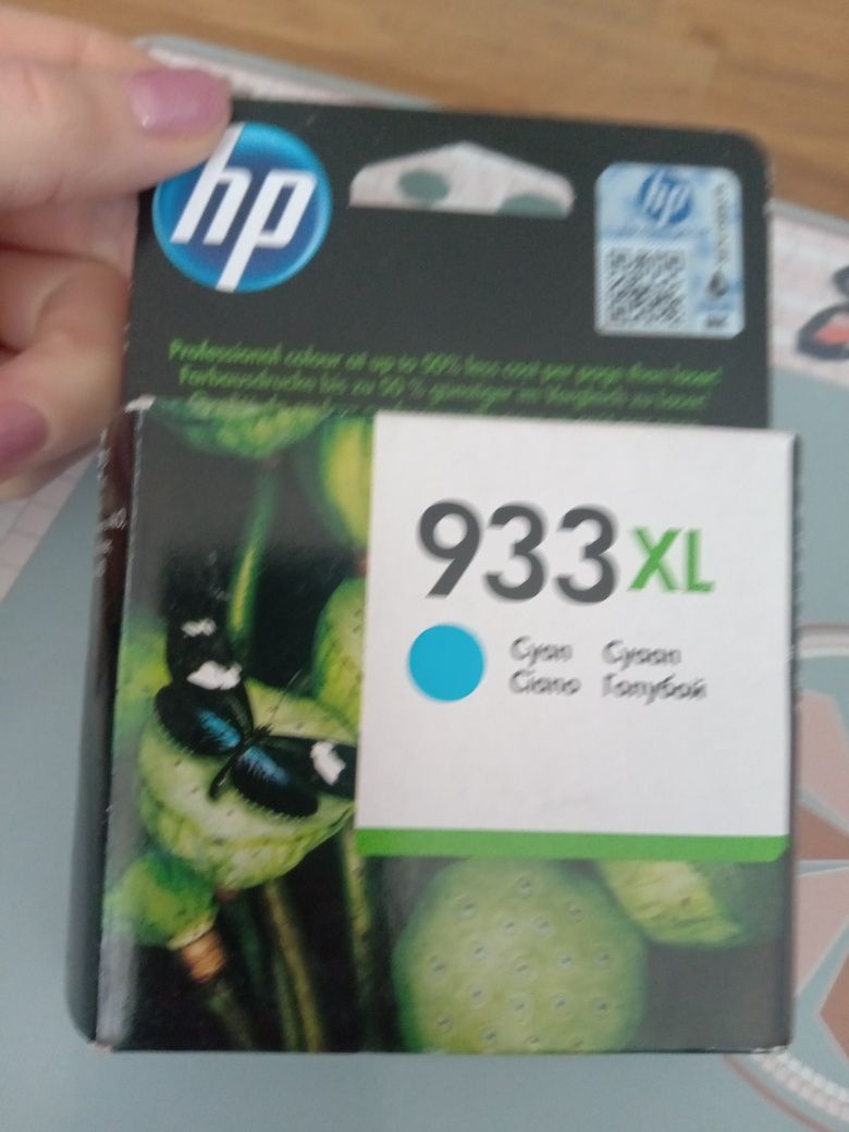Tusz niebieski do drukarek HP