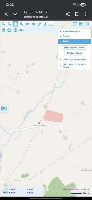 sprzedaż lasu / gruntów 10,27 ha — Kamionka, gm. Witkowo