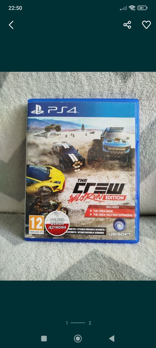 UFC 3 + The Crew Wild Run Edition PL PS4 PlayStation 4