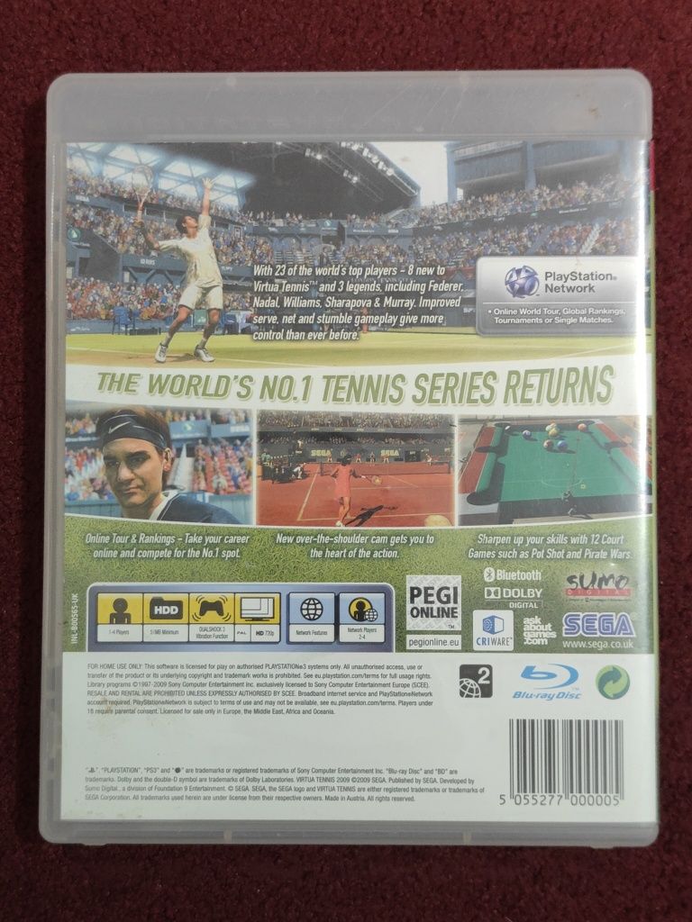 Virtua Tennis 2009, PS3