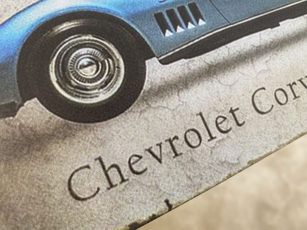 (ultima) CHEVROLET - placa metalica decorativa (nova)