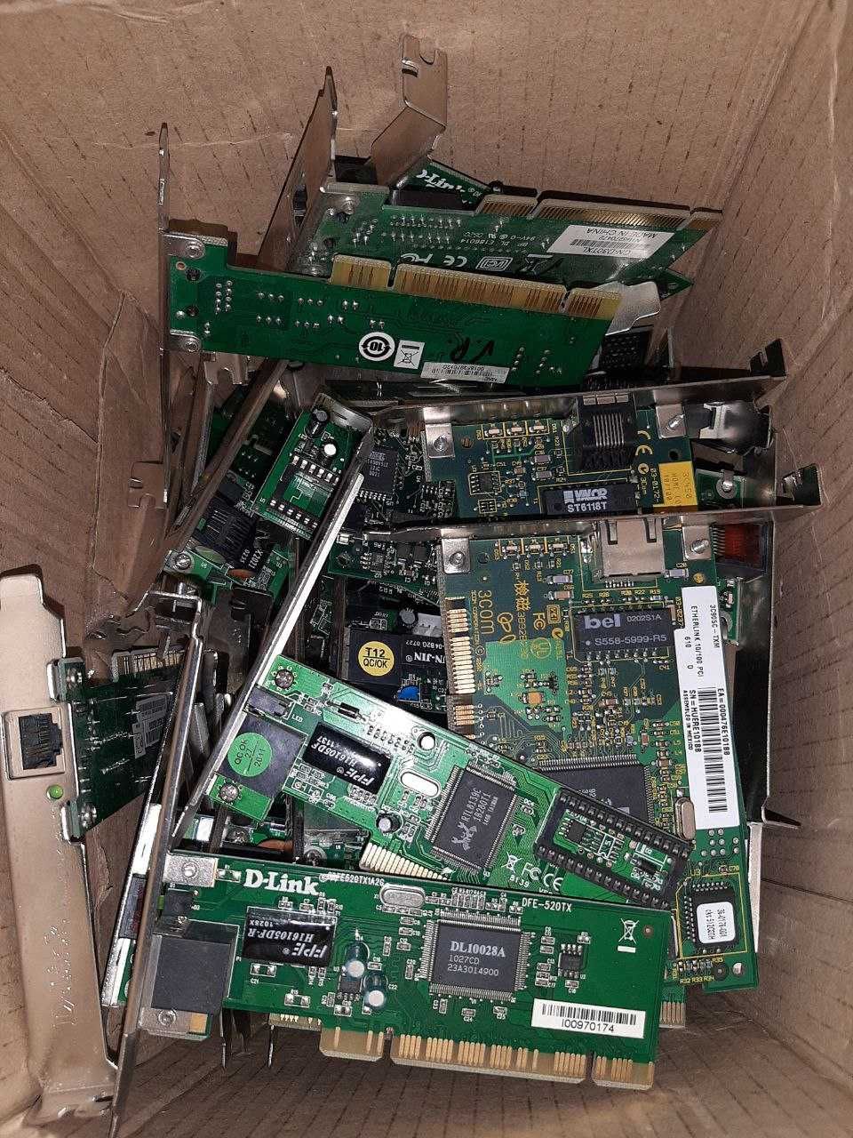 Мережеві плати PCI/PCI-ex 100/1000 mbit/s, 1Gb/s