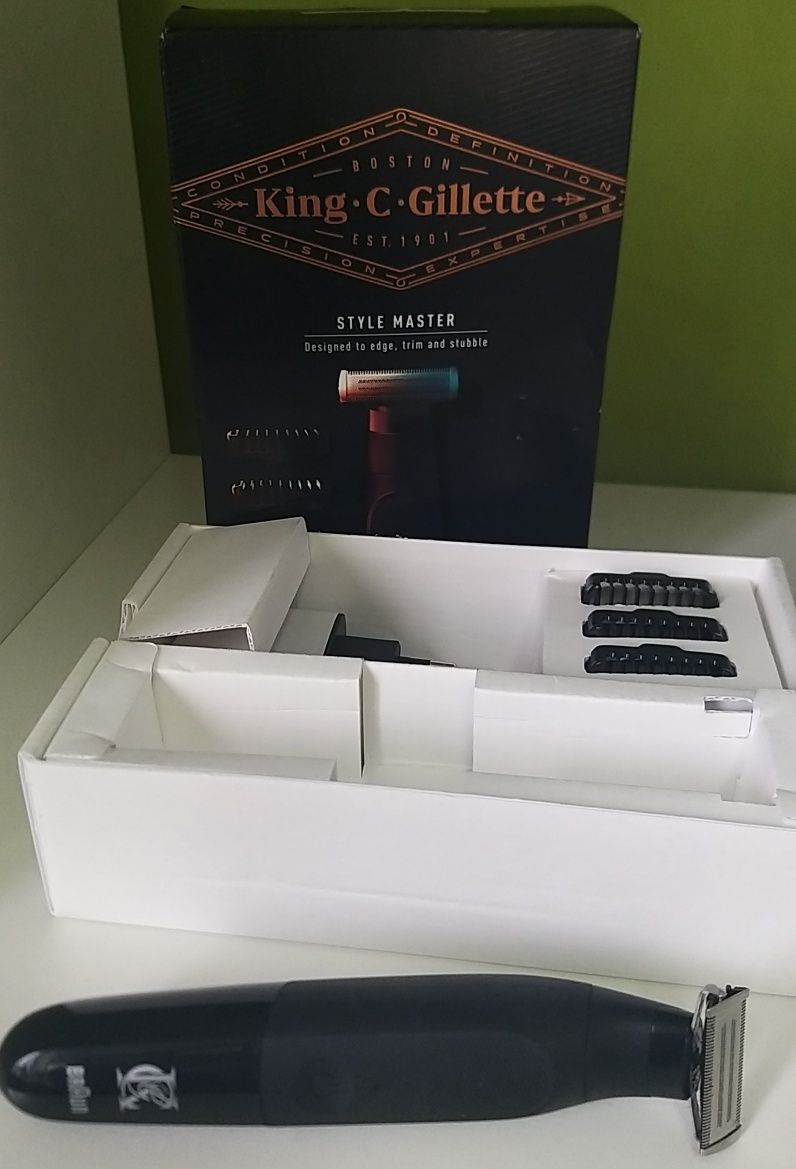 King C. Gillette trymer do brody, golarka