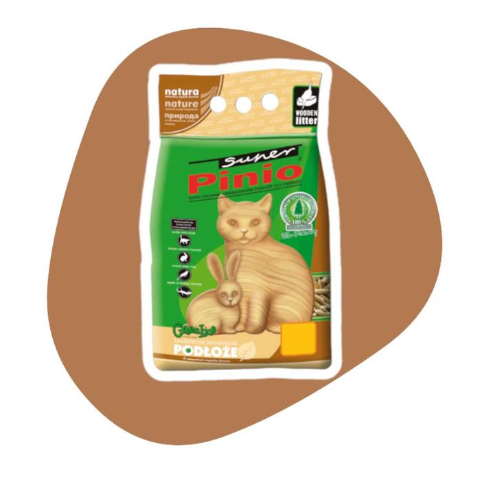 Super Benek Pinio Naturalny 10l Żwirek drewniany