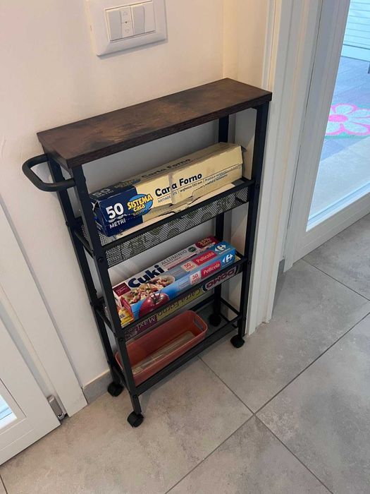 Półki akcesoria do łazienki z poziomami czarny przechowywanie