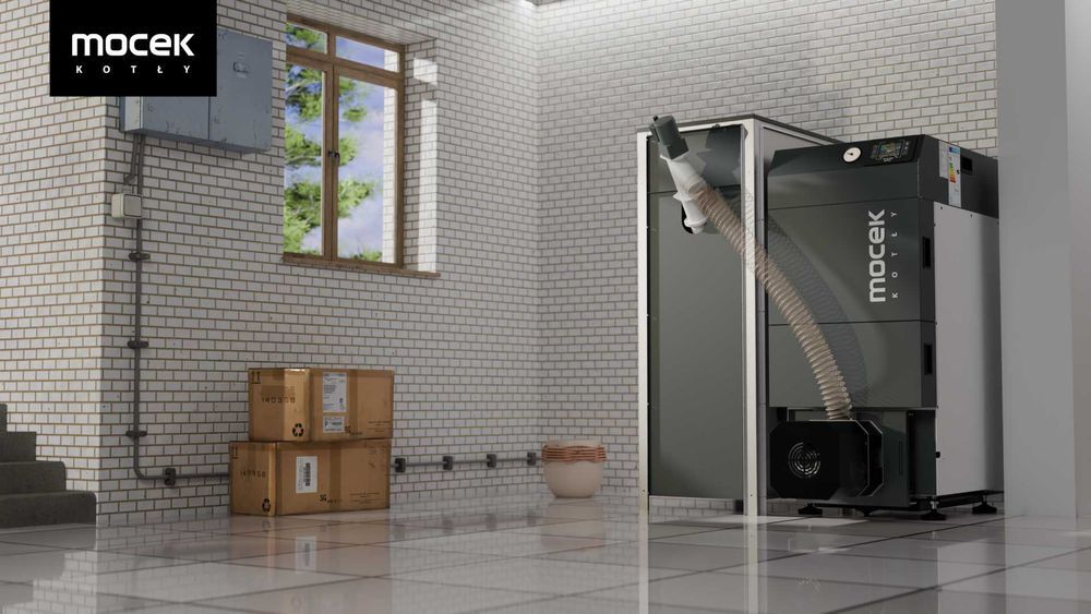 Kocioł na pellet, Drewno Moceko BIOPAL 12kW, piec dotacje OD RĘKI  ZUM