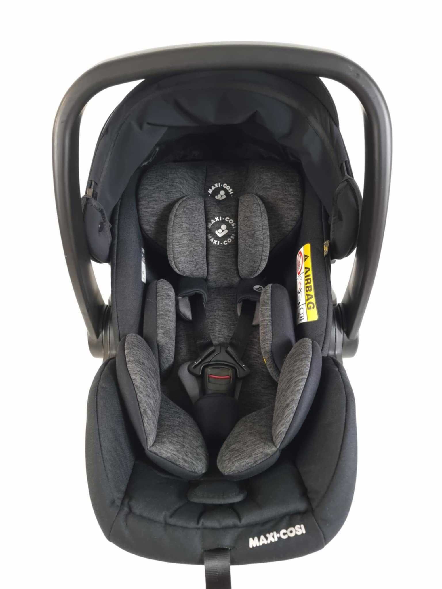 Fotelik Maxi Cosi Marble 0-13 kg + baza isofix rozkładany Black adac