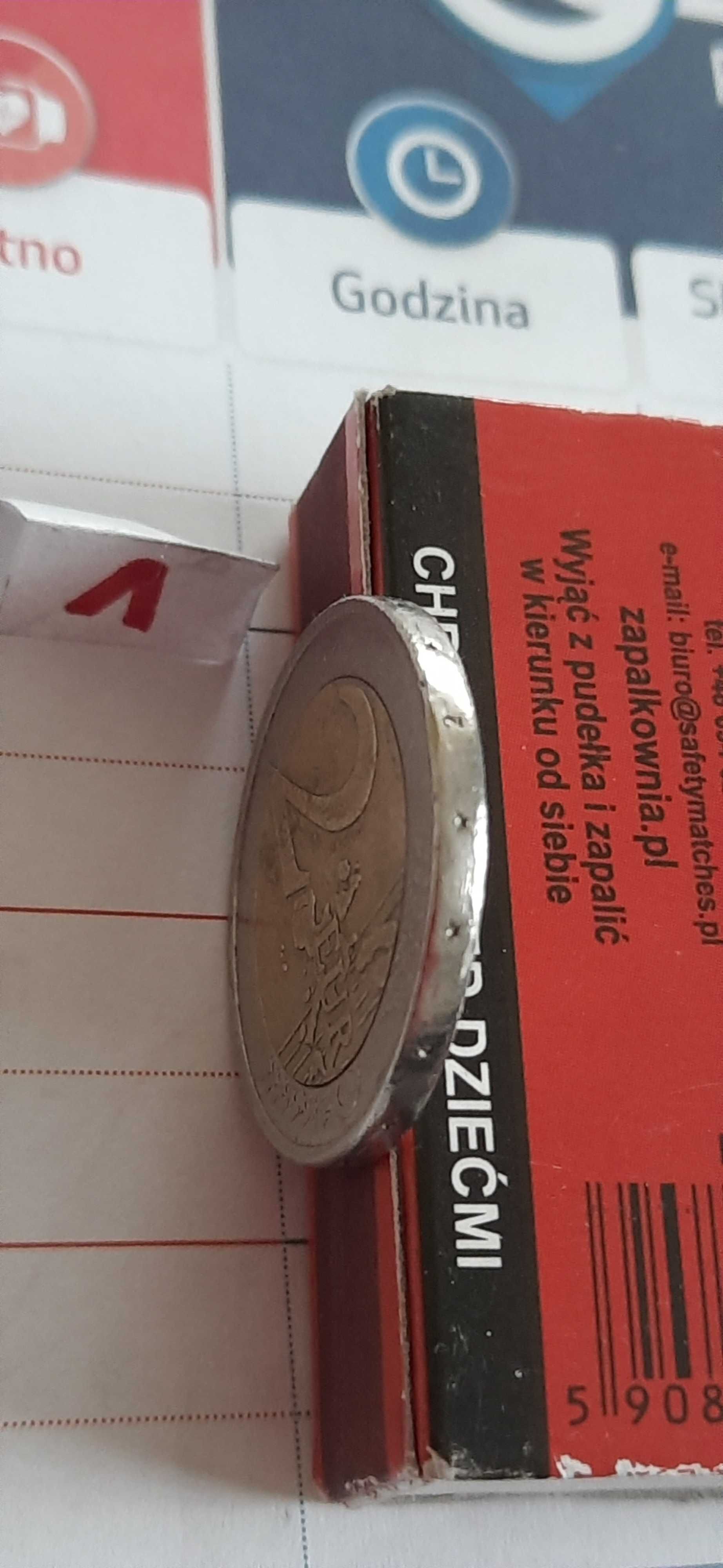 Francja 2 Euro 1999 Destrukt -RARE