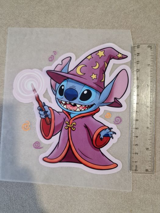 Naprasowanka stitch dtf różne warianty 10cm