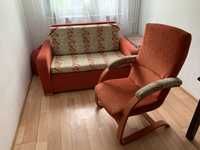 Sofa „amerykanka” i dwa fotele