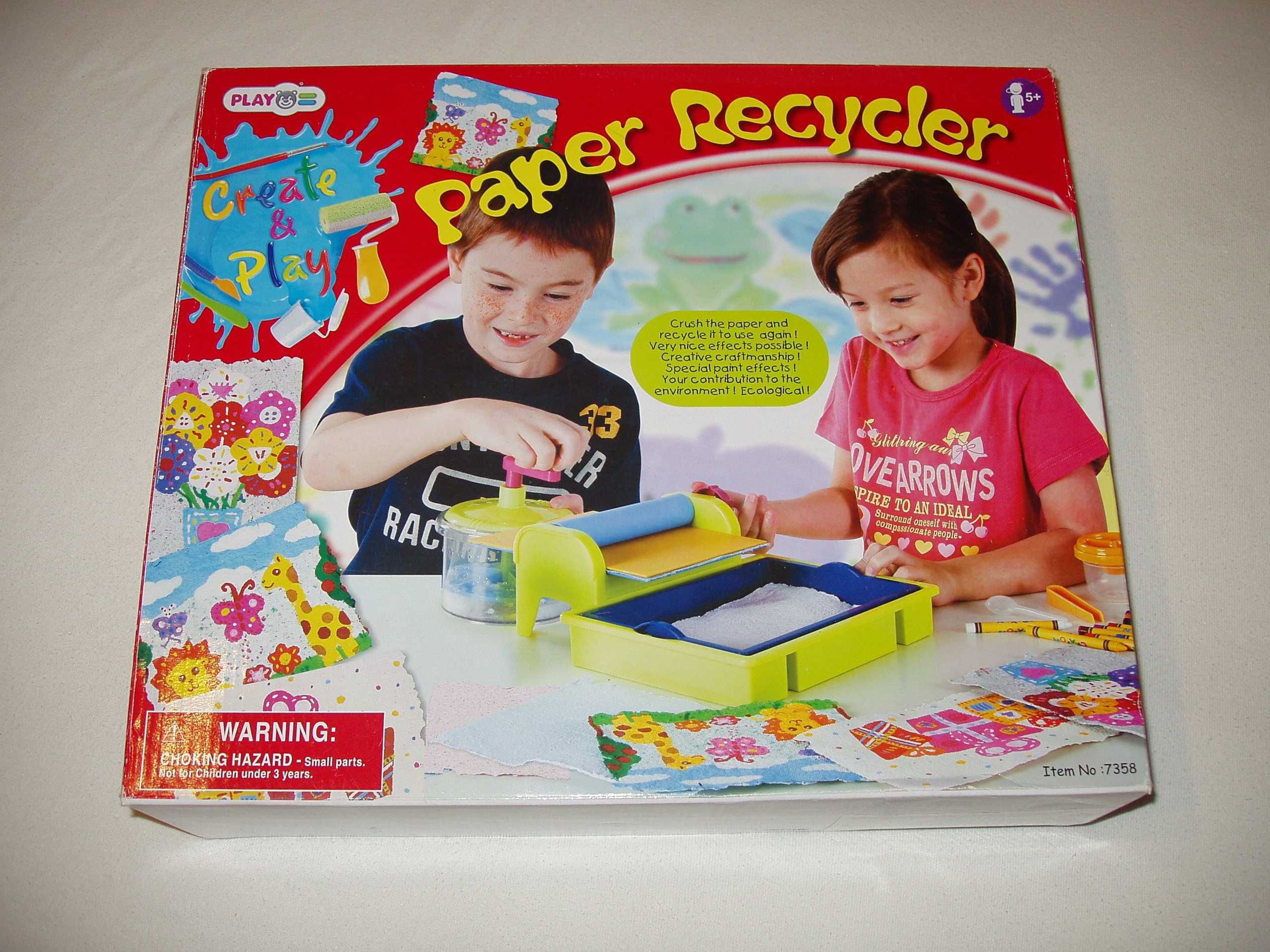 Ręczna maszyna do papieru PLAYGO recykling papieru