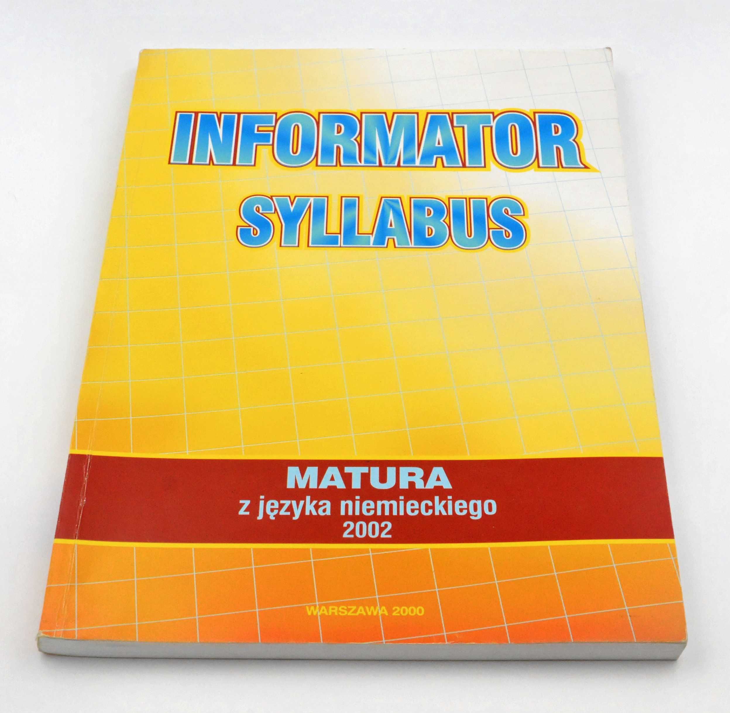 Informator Syllabus - Matura z języka niemieckiego 2002
