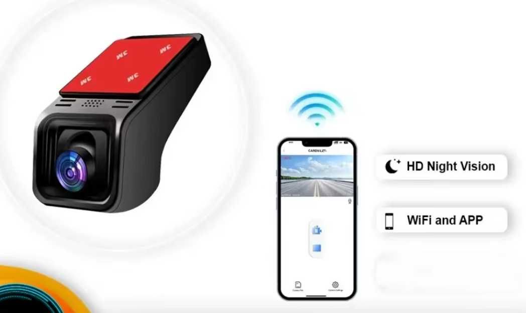 Rejestrator 4K WiFi monitowanie postoju podgląd na żywo dzień/noc WiFi
