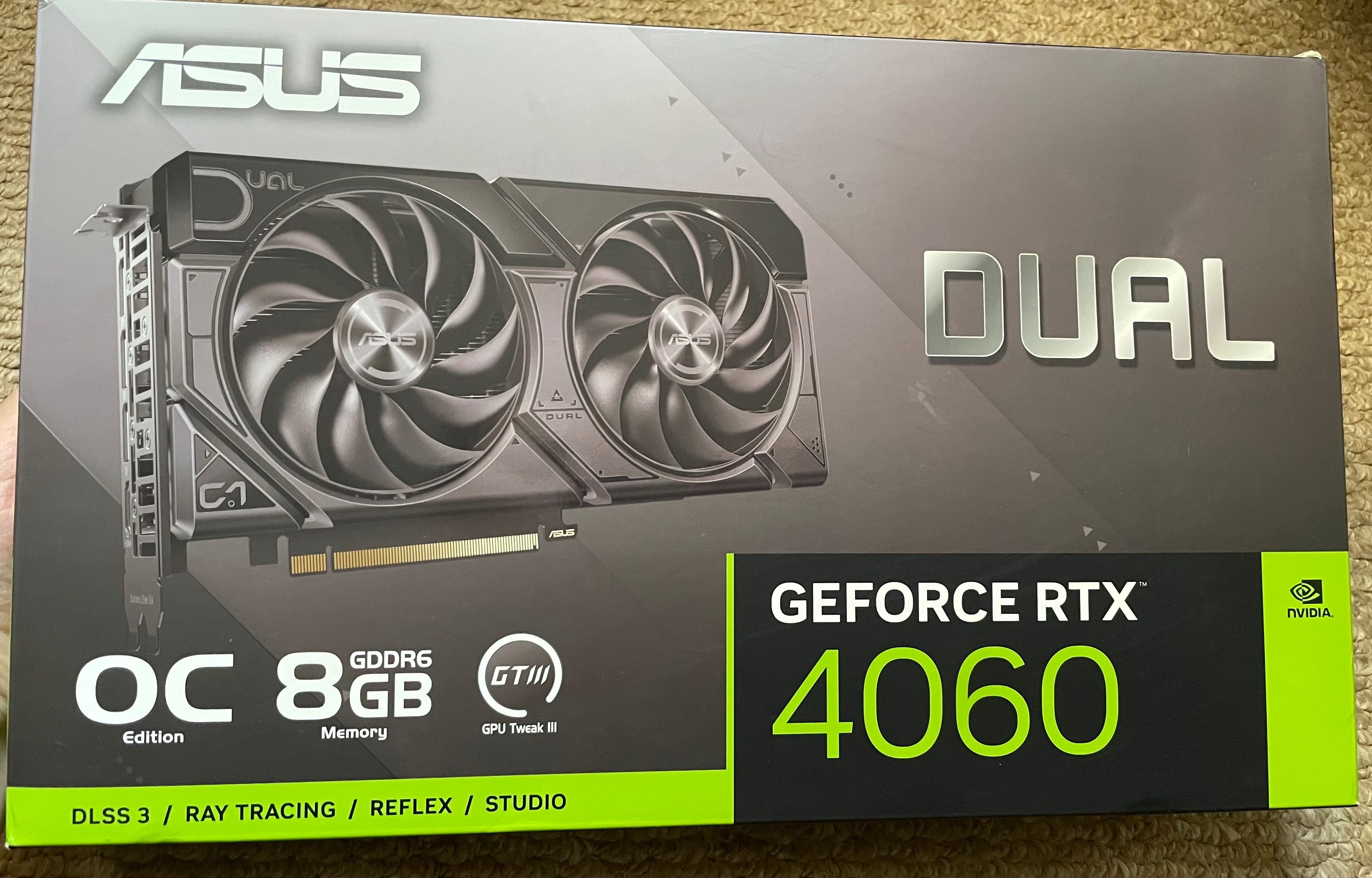 Відеокарта Asus GeForce RTX 4060 Asus DUAL EVO OC, 8Gb GDDR6