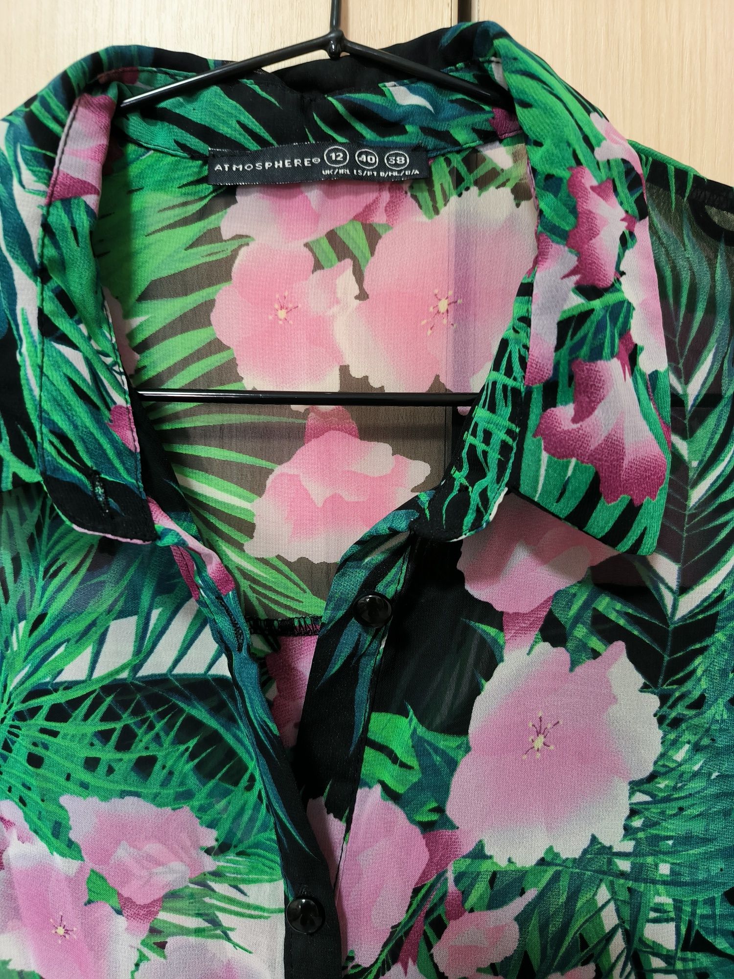 Сорочка блуза жіноча шифонова на М