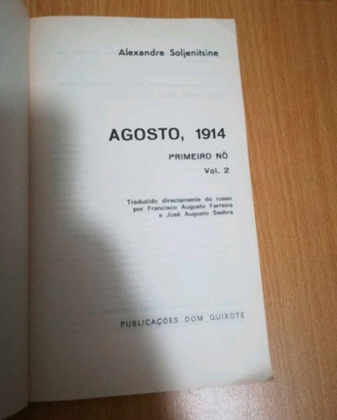 agosto, 1914  (volumes 1 e 2)