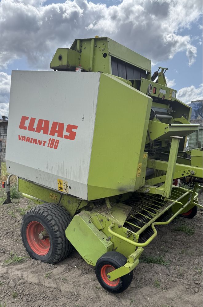 Claas Variant 180, prasa rolująca, siatka, sznurek, rotor