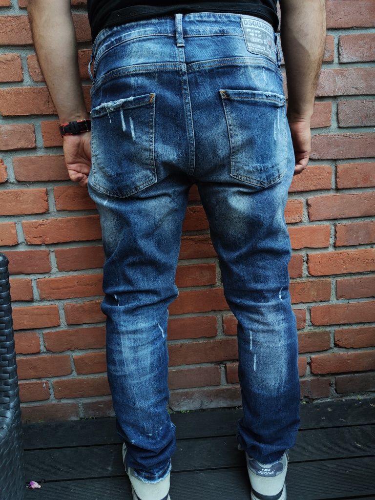 Męskie Spodnie Jeansowe Dsquared 2