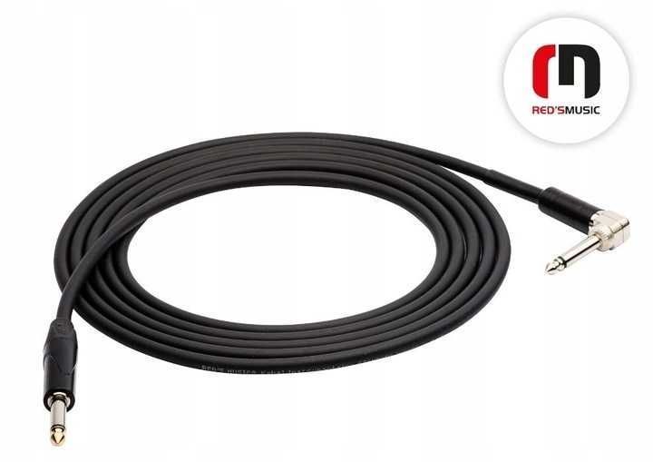 Red's Music Kabel Instrum. Gitarowy Jack Jack Kąt Mono 5,0m FV GC 1250