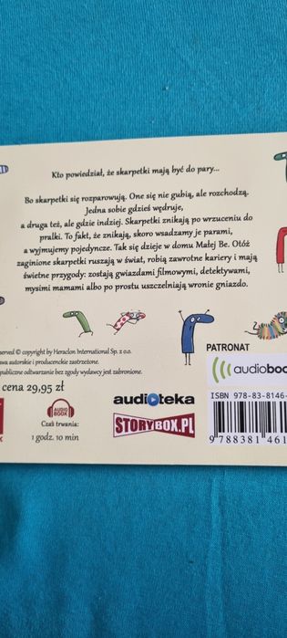 Audiobook  Niesamowite przygody dziesięciu skarpetek