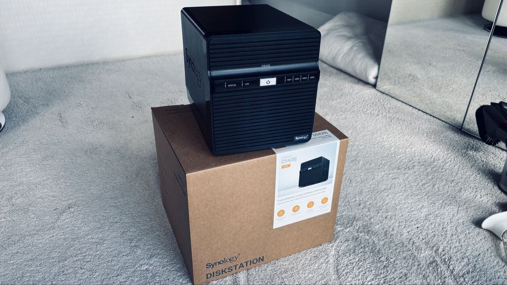Synology DS421j używany - w pełni sprawny