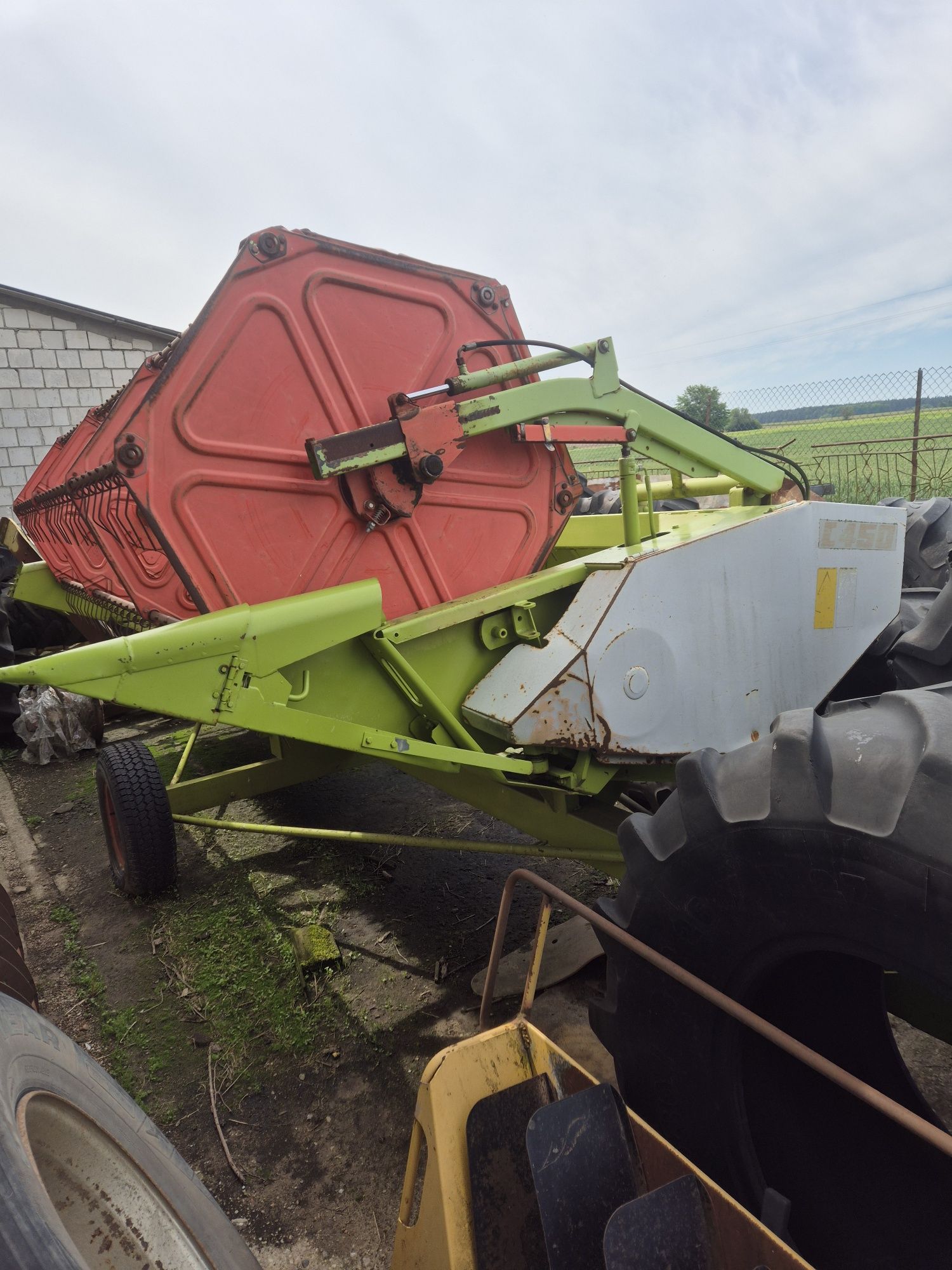 Heder claas lexion seria 400 4.5m