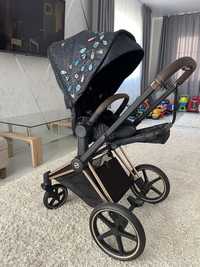 Коляска Cybex Priam  2 в 1 Jewels of Nature шасі Rosegold